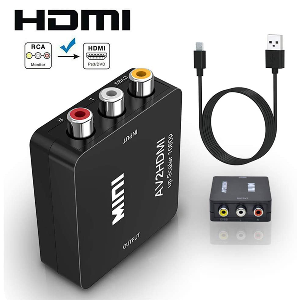 AV to HDMI ȣȯ  1080P   HDTV   ڽ  ̴ AV2HDMI-compatible   ڽ